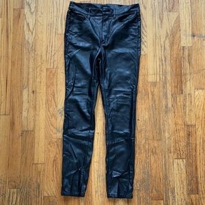 BDG faux leather skinny pants